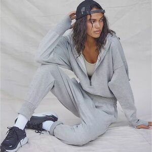 Free People Movement Training Day Jumpsuit Gray